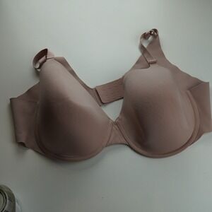 Soma Vanishing 360 Perfect Coverage Bra Womens 42C Lightly Padded Nude